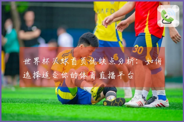 世界杯买球首页优缺点分析：如何选择适合你的体育直播平台