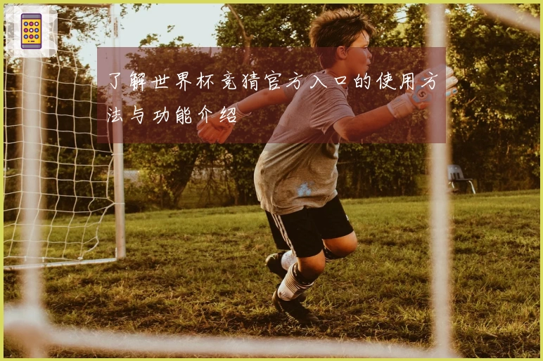 了解世界杯竞猜官方入口的使用方法与功能介绍